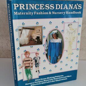 1984 Princess Diana Maternity Fashion Book Vintage, Nursery Royal Family